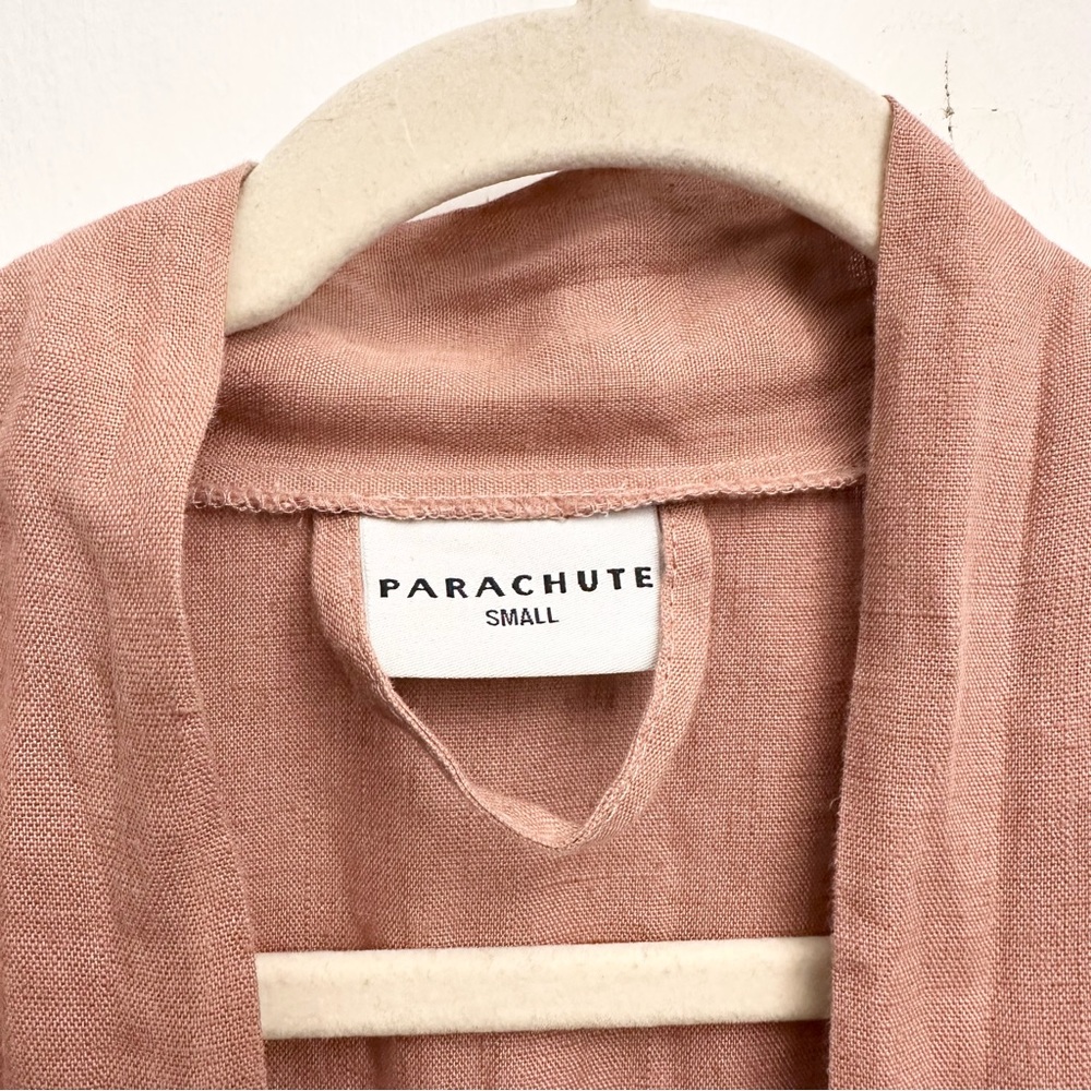 Parachute Linen Robe In Clay Size Small - Picture 9 of 12